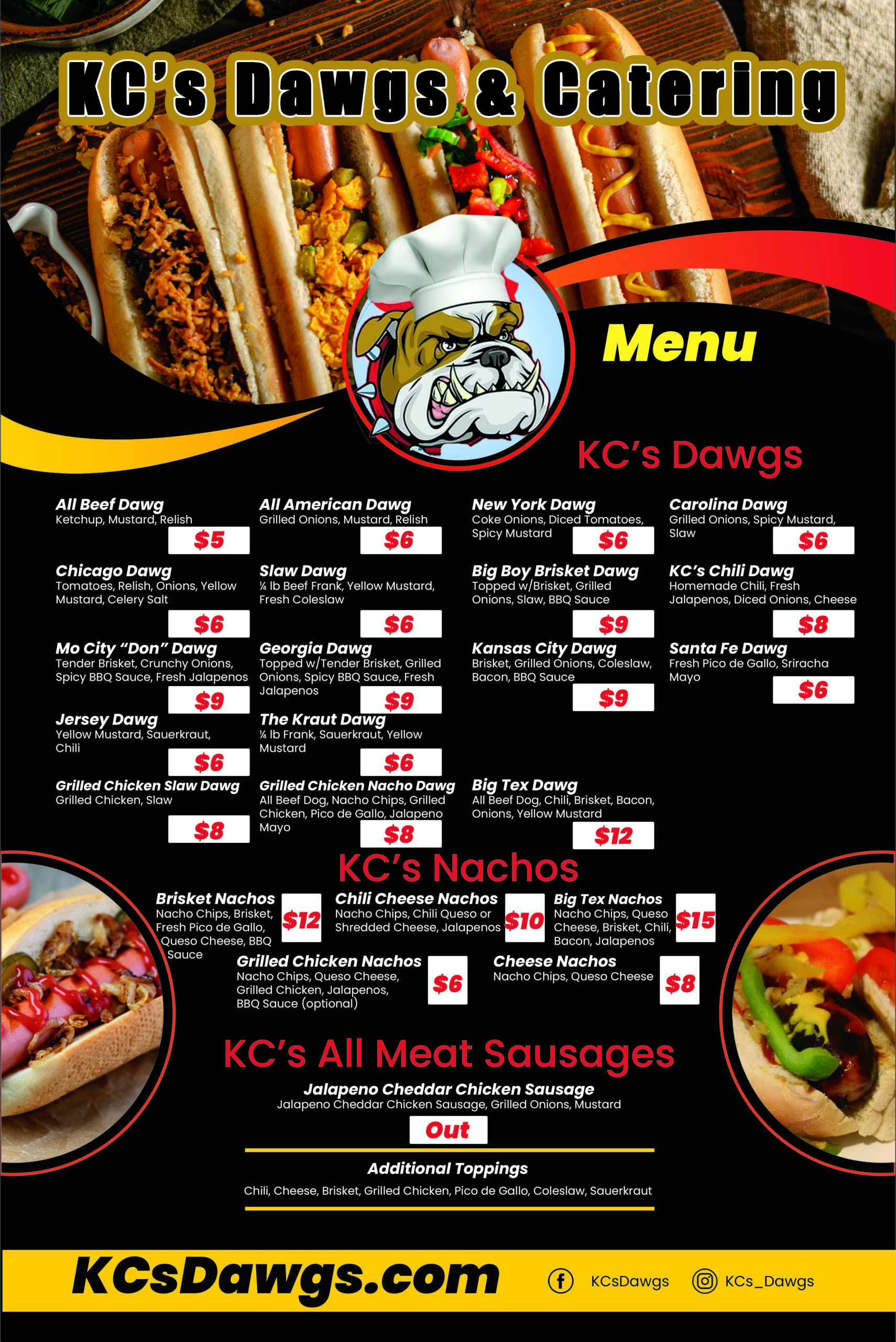 KC's Dawgs & Catering vendor profile