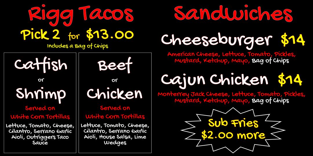 Outriggers Fish Taco Company LLC vendor profile